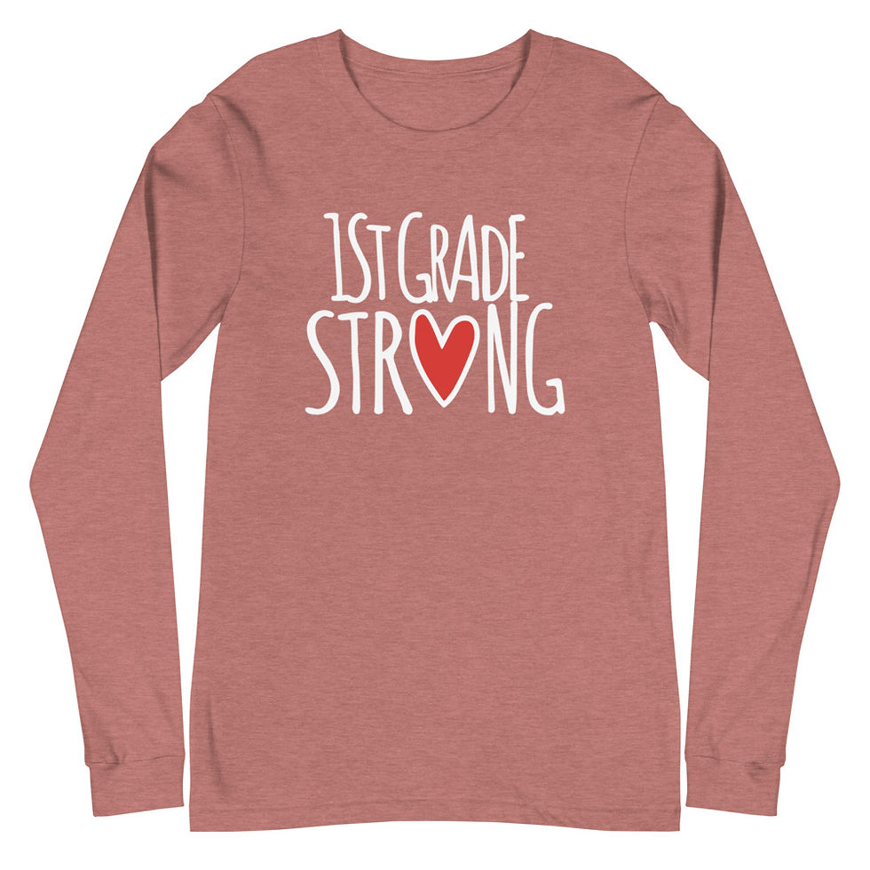Thumbnail: 1st Grade Strong Unisex Long Sleeve Tee    