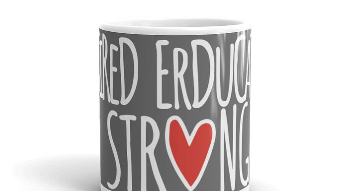 Retired Erducator Strong grey