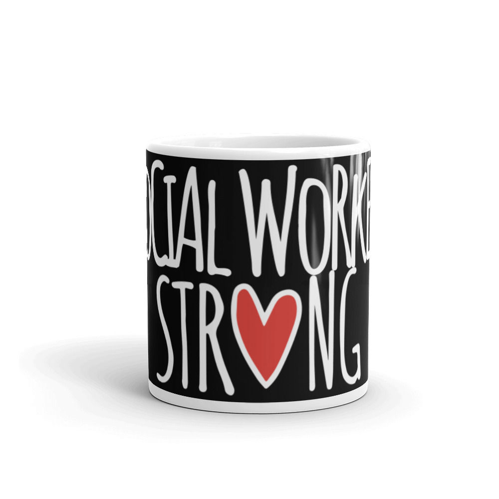 Social Worker Strong black