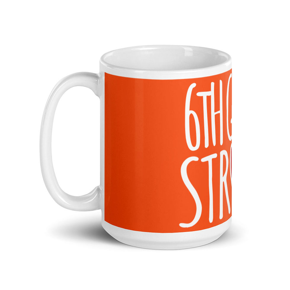 Thumbnail:  6th Grade Strong mug outrageous orange 15 oz. 