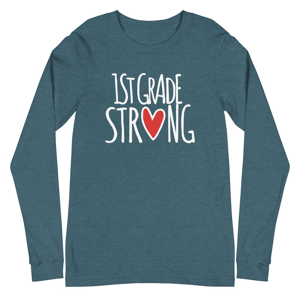 Thumbnail: 1st Grade Strong Unisex Long Sleeve Tee    