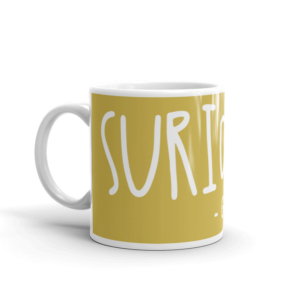 Suriously mug old gold