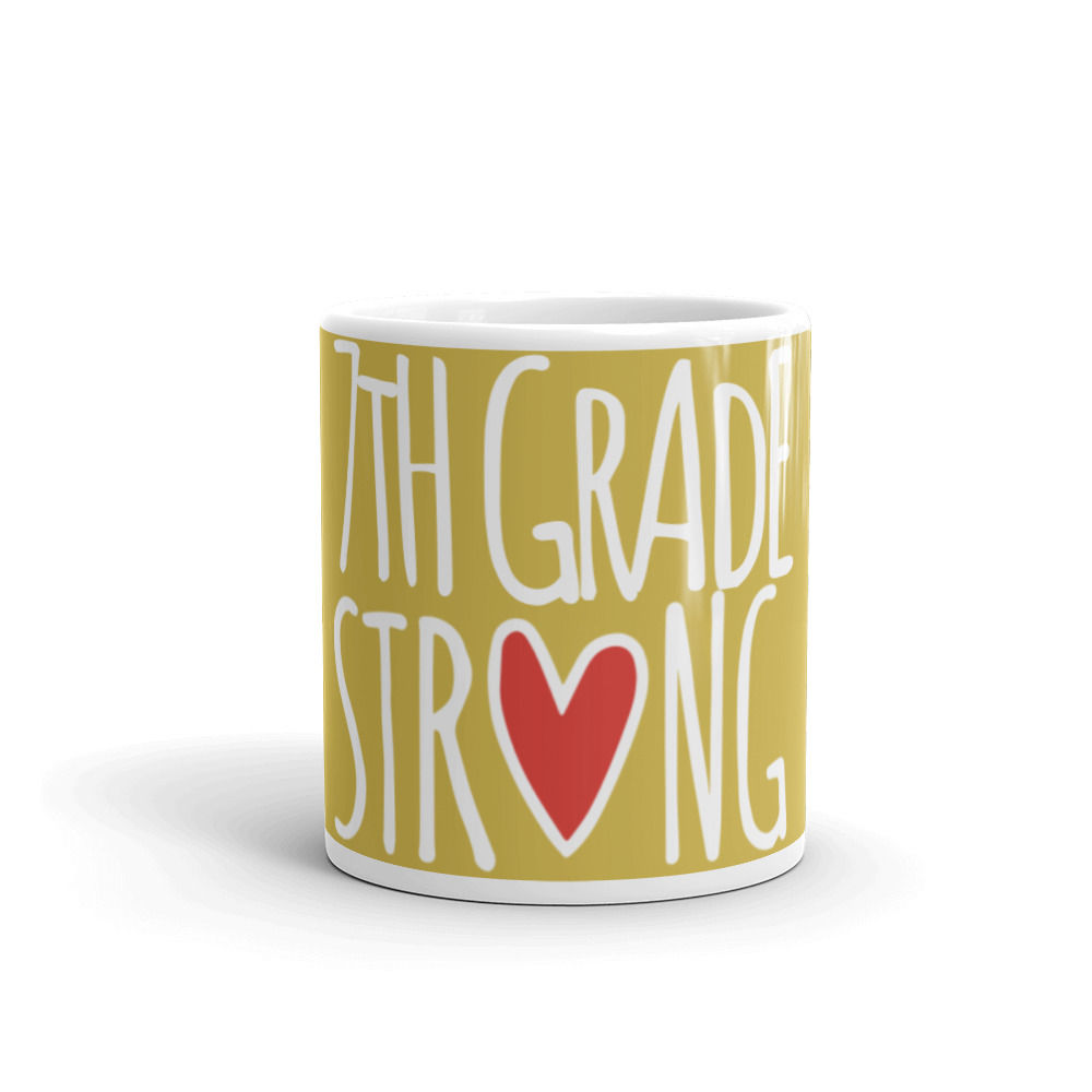  7th Grade Strong mug old gold
