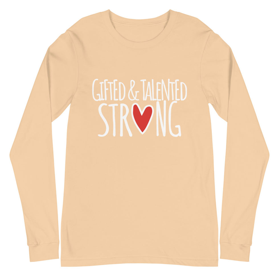 Thumbnail: Gifted & Talented Strong Unisex Long Sleeve Tee   
