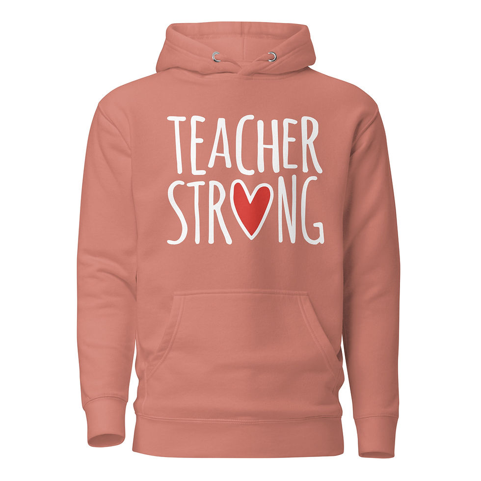 Thumbnail: Teacher Strong Unisex Hoodie