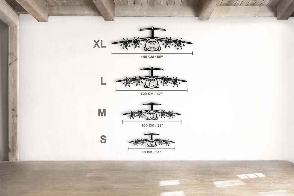 Thumbnail: Airbus A400M Metal Silhouette