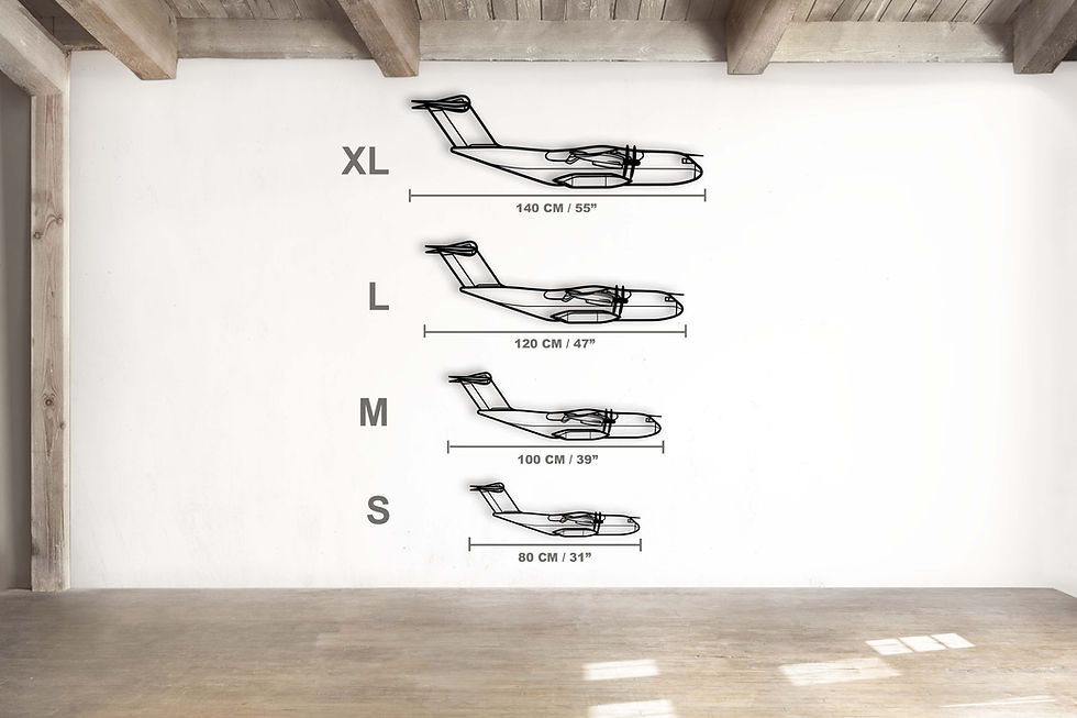 Thumbnail: Airbus A400M Metal Silhouette