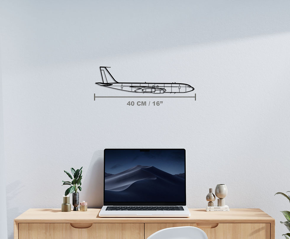 Thumbnail: Boeing 707 Metal Silhouette