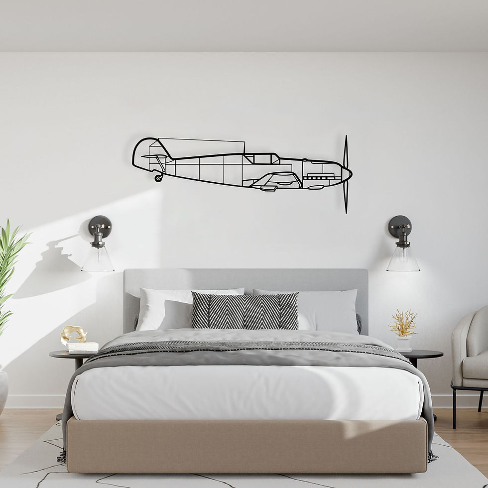 Thumbnail: Messerschmitt Bf 109 Metal Silhouette