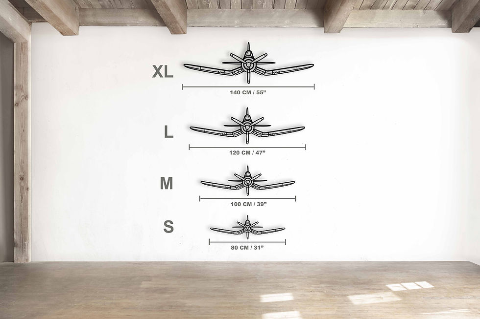Thumbnail: Vought F4U Corsair Metal Silhouette