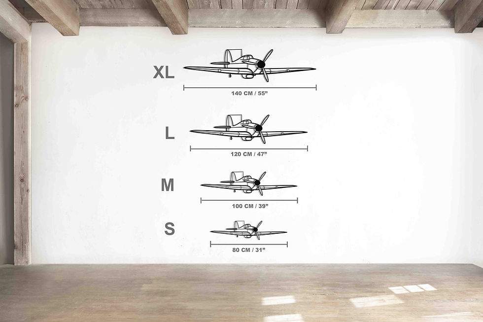 Thumbnail: Hawker Hurricane Isometric Metal Silhouette