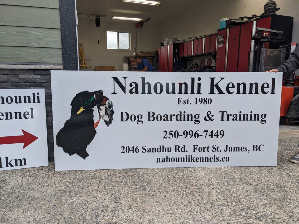 Nahounli Kennel Signs 1