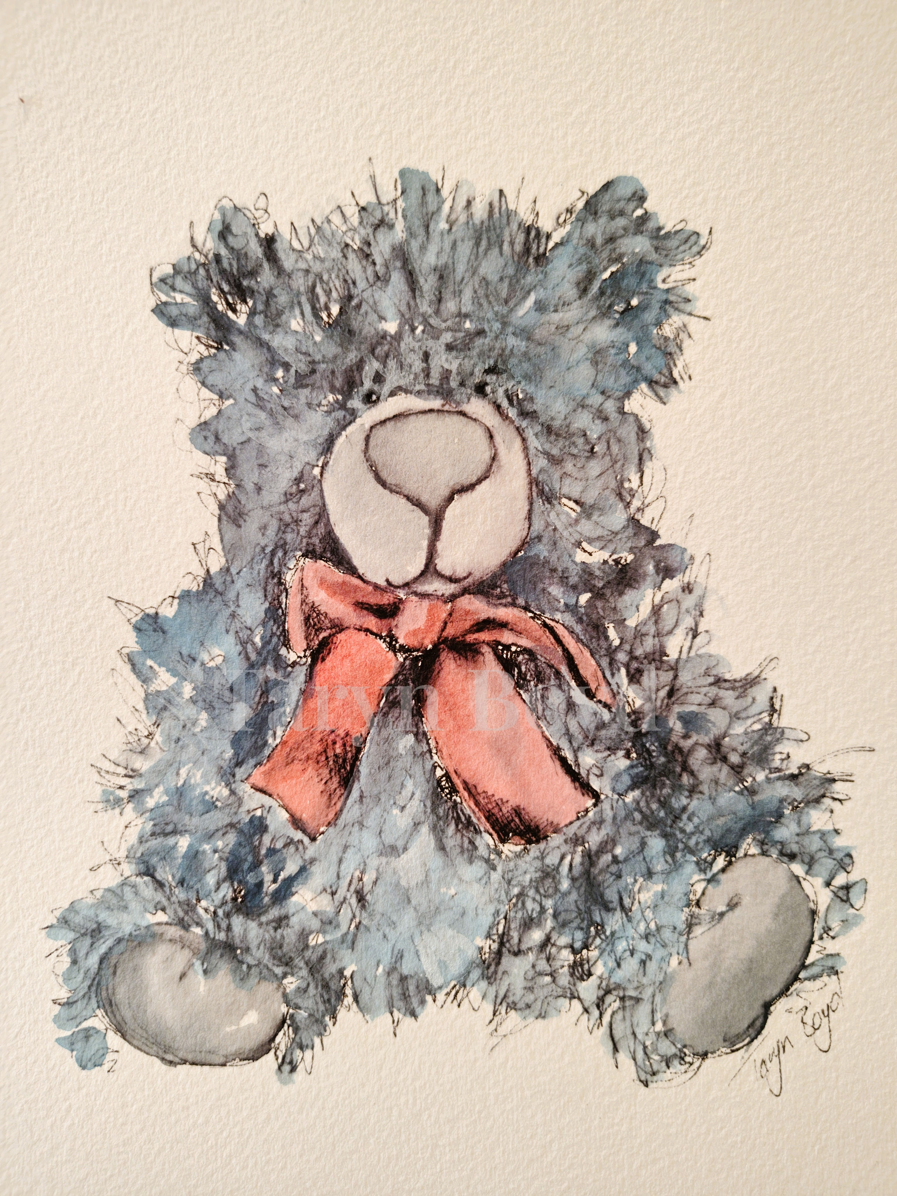 Huggable Baby Bear Blue