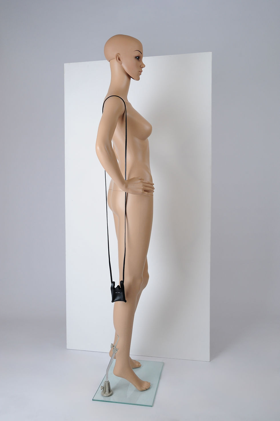 Thumbnail: Nano Plastic Bag N° 2 - Relaxed Form - Soft-Grained Cow Leather