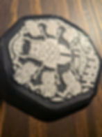 2 color 3d printed coaster with tpu base
