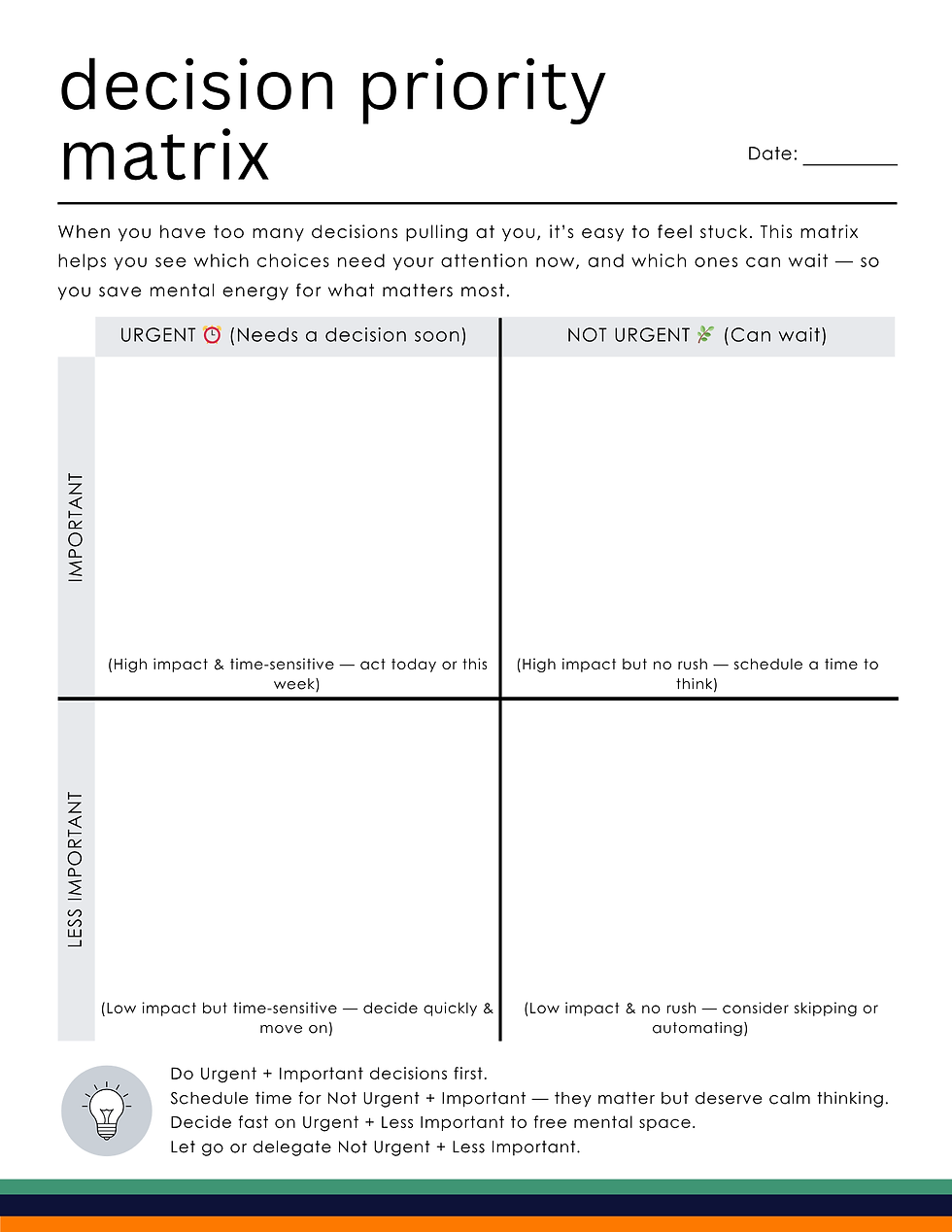 Thumbnail: The Decision Reset Workbook