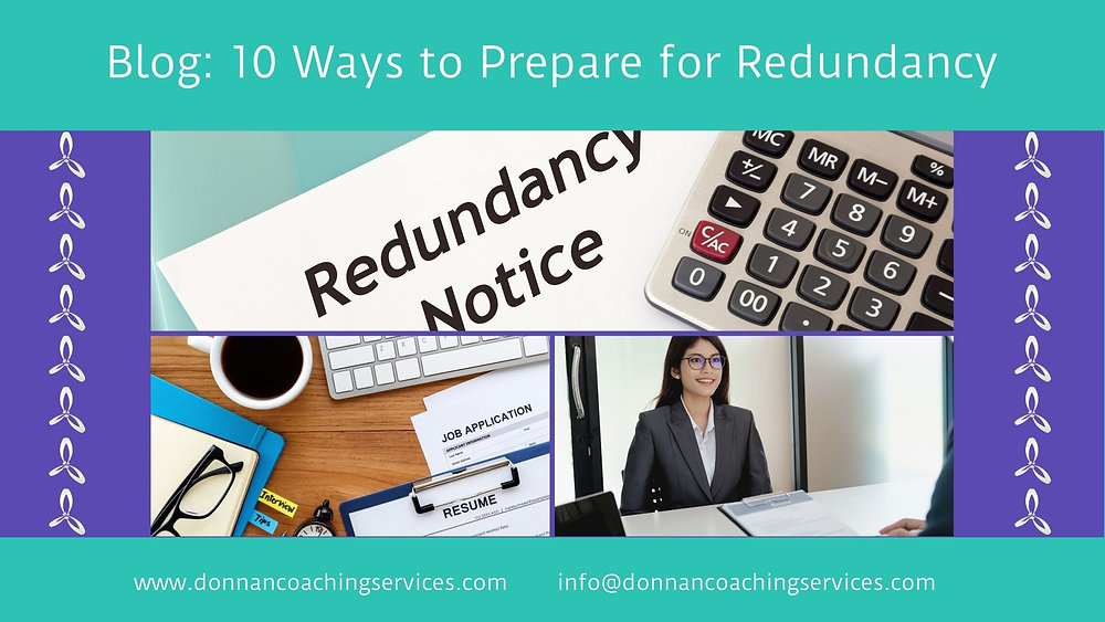 10 Ways to Prepare for Redundancy