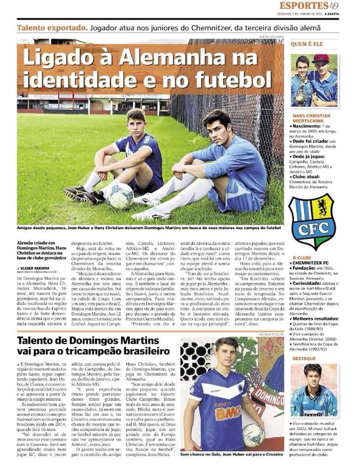 Jornal A Gazeta.
