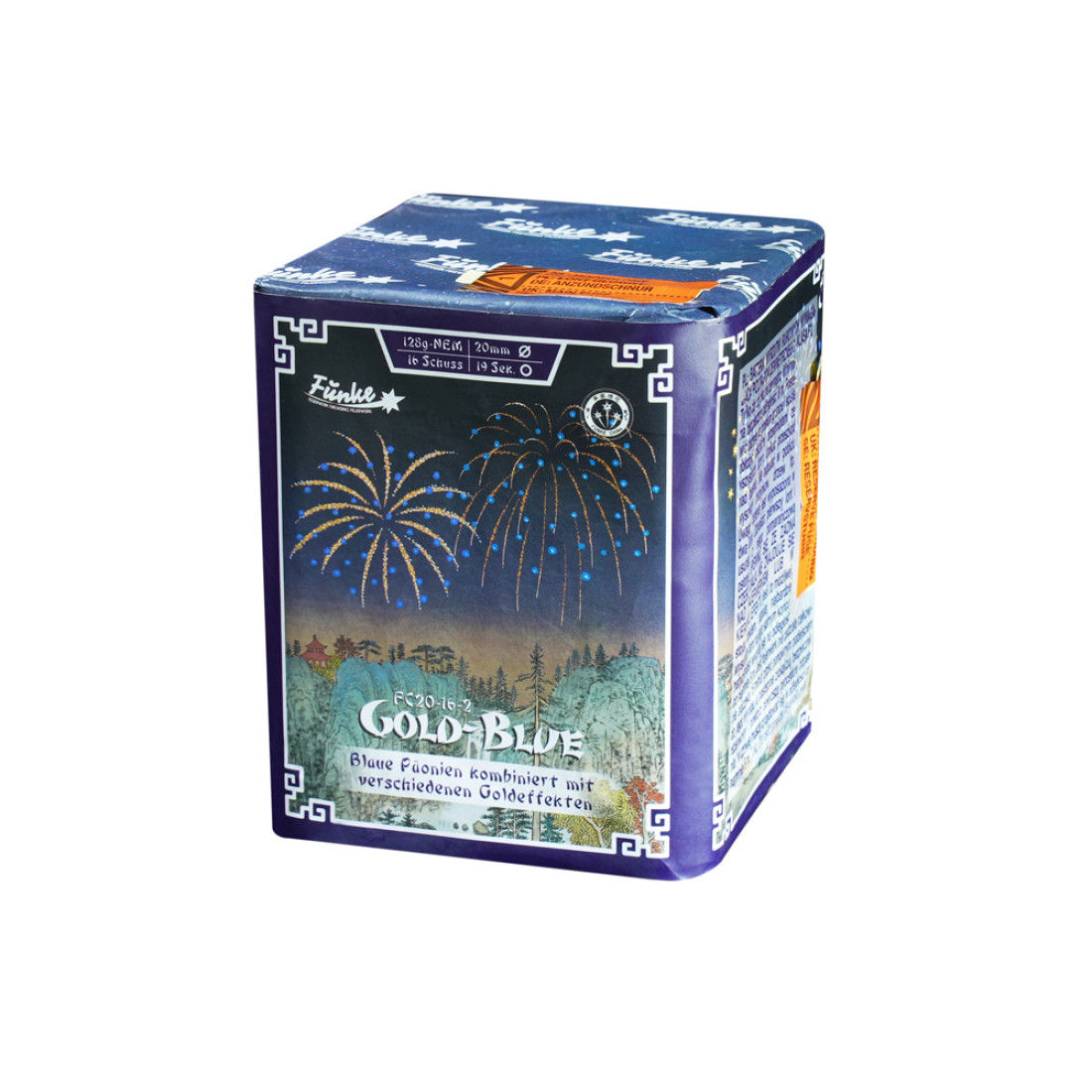 Funke Gold- Blue