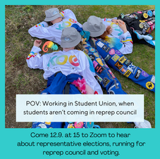 Representative council info 12.9. at 3pm