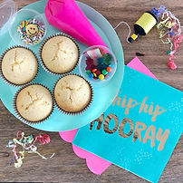 Kids baking party packs.