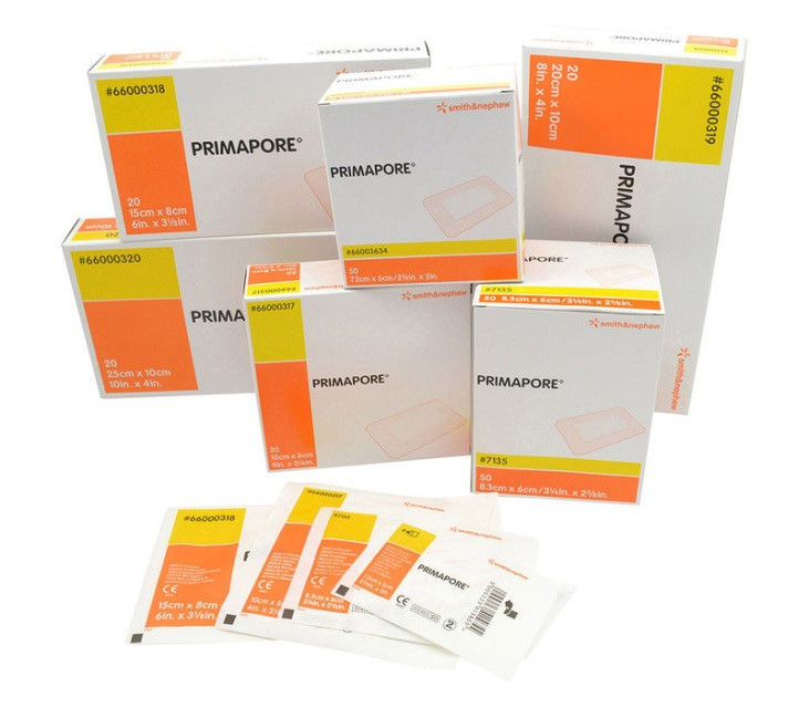 PRIMAPORE™ Low-Adhesive Wound Dressing, Post-Operative