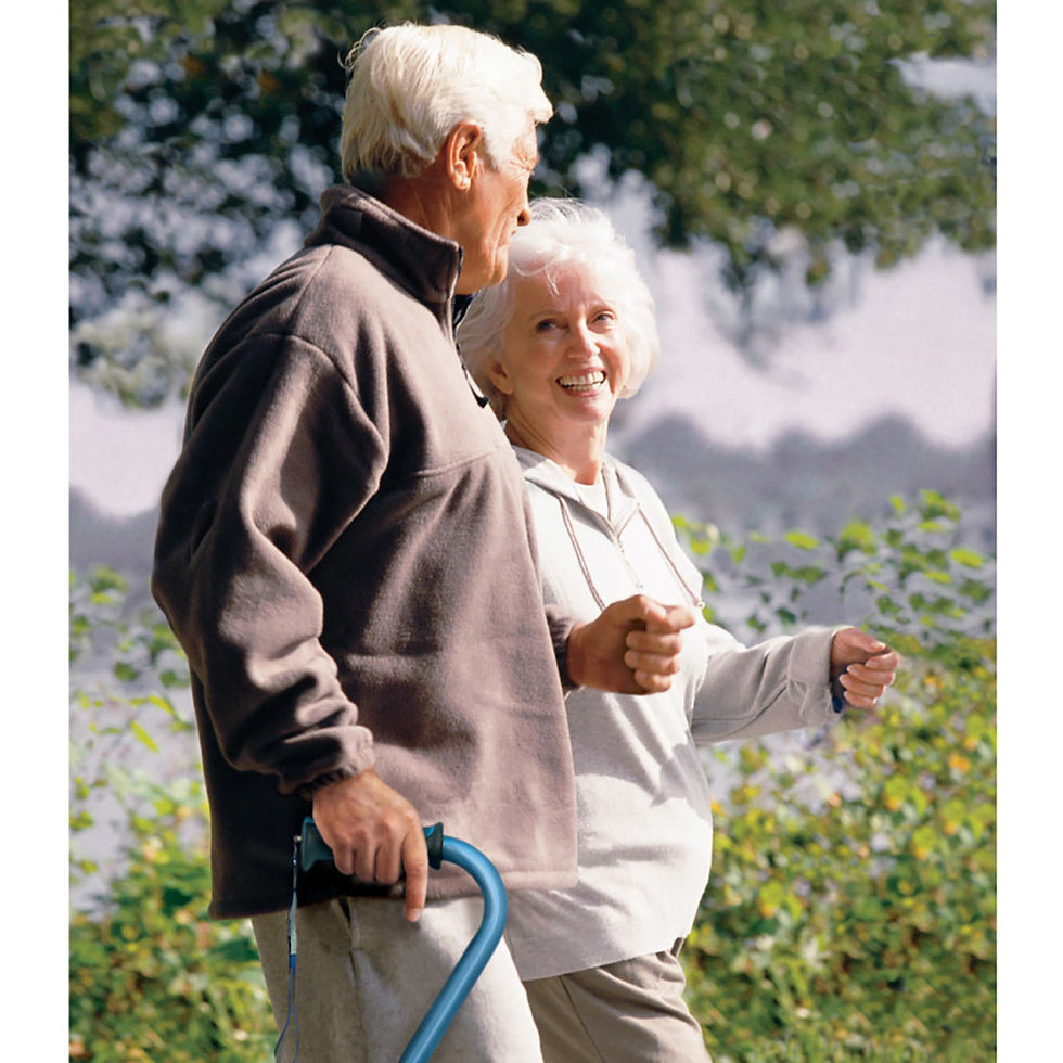 Thumbnail: Airgo Comfort-Plus Adjustable Quad Canes, Large Base