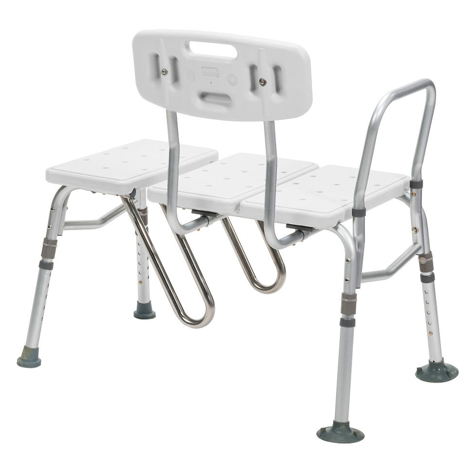Thumbnail: Splash Defense™ Transfer Bench with Curtain Guard Protection