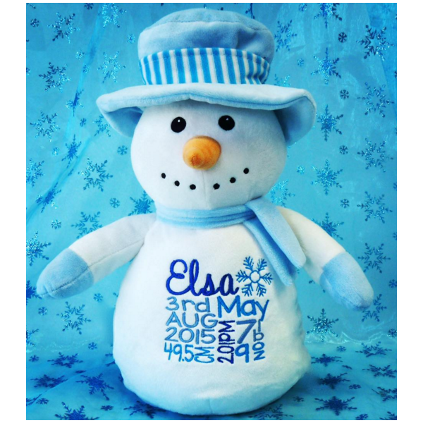 Thumbnail: Blue Snowman Cubbie