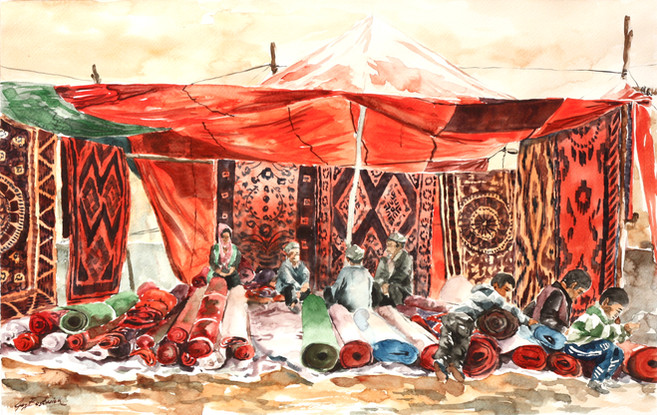 Carpet Stall in Opal, SOLD