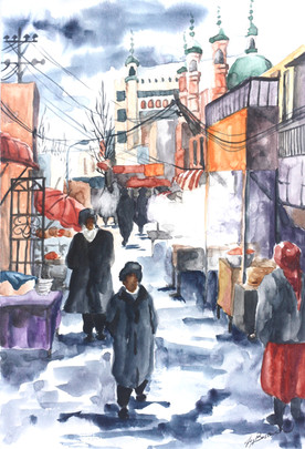 Winter Day in Urumqi