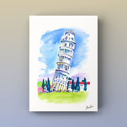 Leaning Tower Afternoon