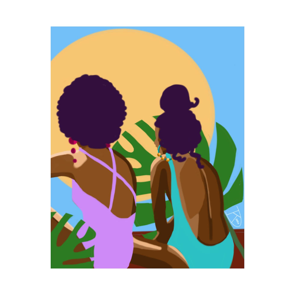 Thumbnail: LONG TALKS Art Print