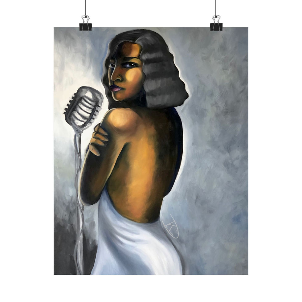 Thumbnail: LADY BLUES Art Print