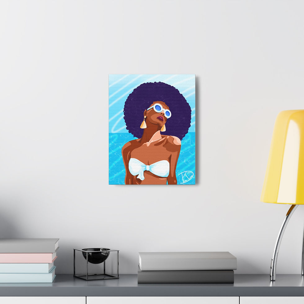 Thumbnail: FINALLY Canvas Art Print