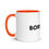 Thumbnail: 'Born Tired' (logo) Mug with Color Inside