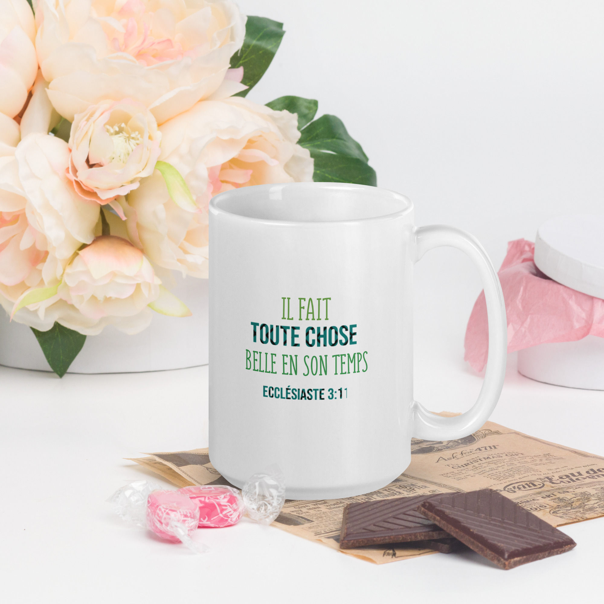 Mug – Colibri « Il fait toute chose belle en son temps »