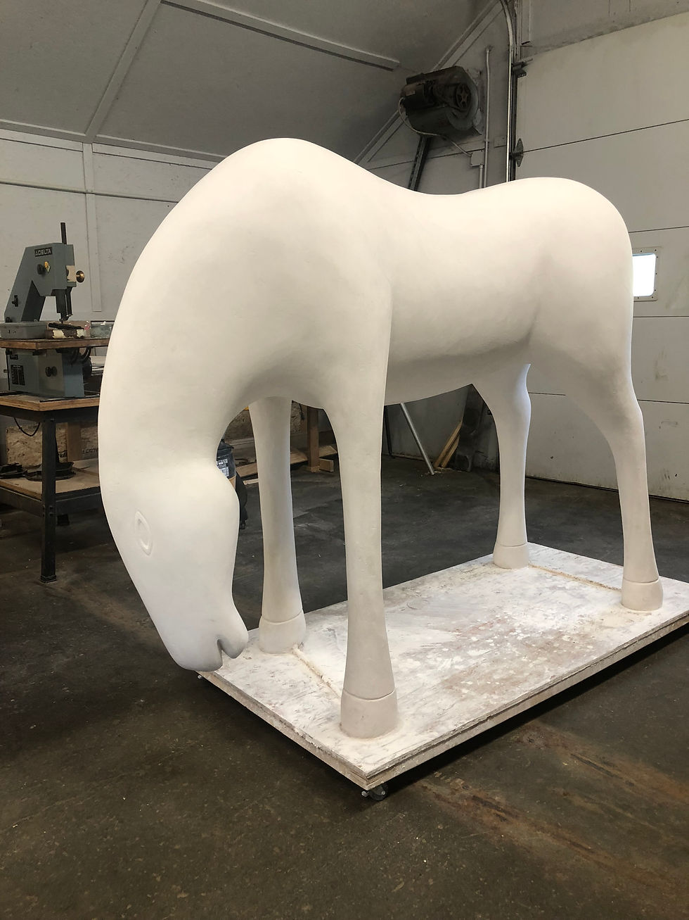 Horse sculpture by Karen Petersen