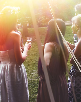 Girls at Outdoor Party