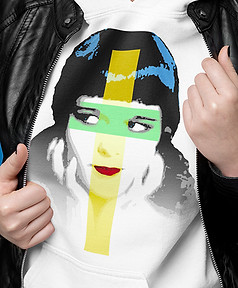 t-shirt Pas facile être femme