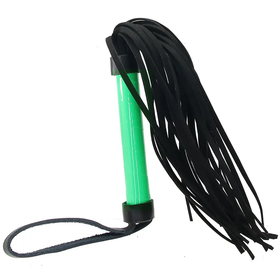 Thumbnail: Electra Play Things Flogger in Neon Green