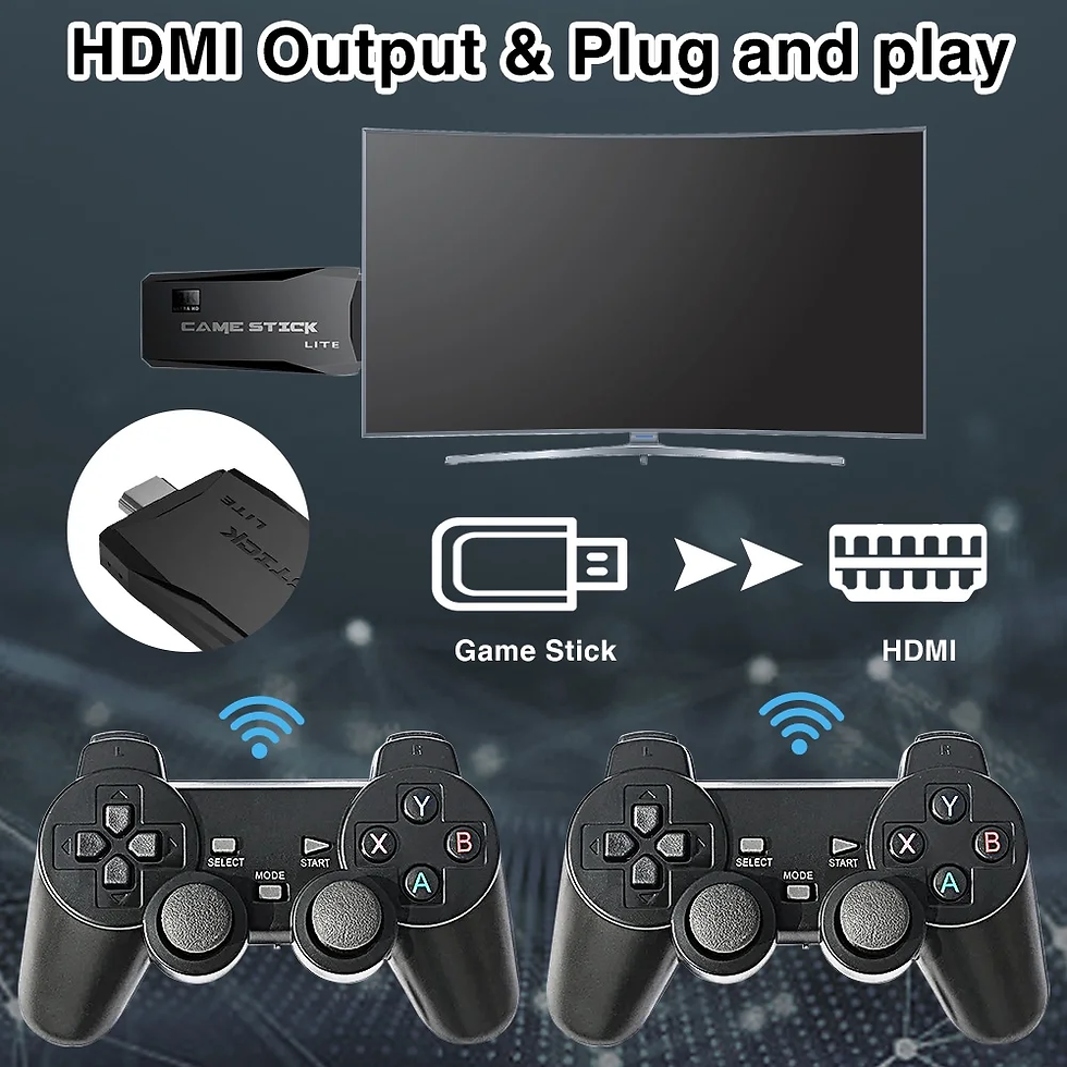 Thumbnail: M8 2.4G Wireless Controllers External Game Stick 64G Built-In Storage for TV