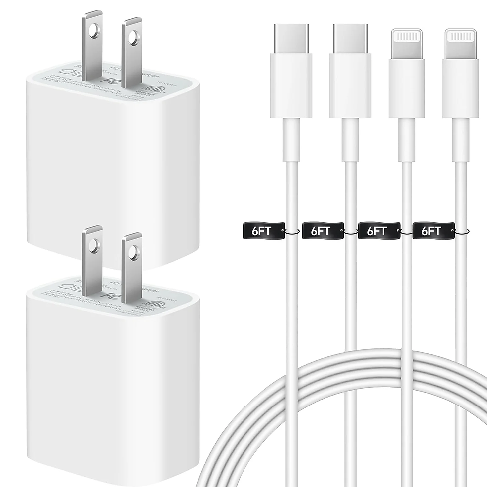 2 Pack Fast Charger Iphone 6Ft, 20W PD Wall Charger Fast Charging Cable for Ipho