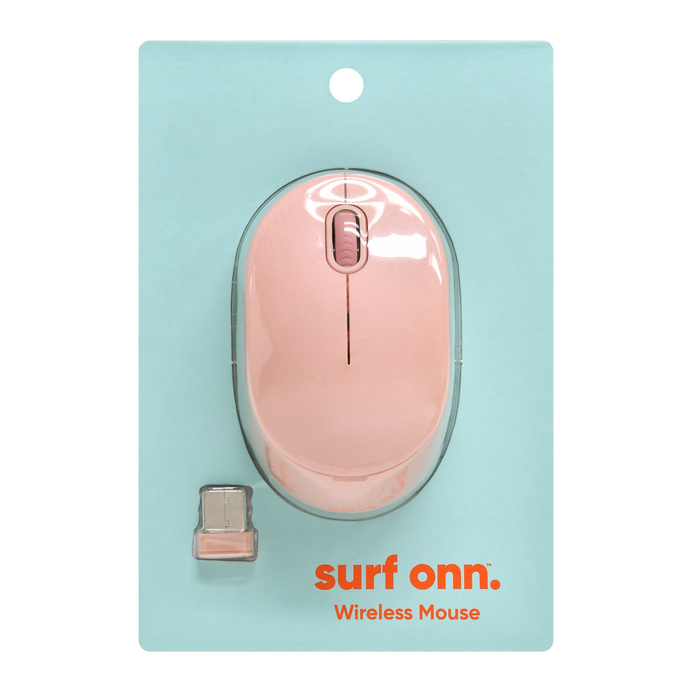 Thumbnail: Wireless 5-Button Mouse with Adjustable DPI, Pink