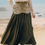 Thumbnail: EMBROIDERED PLEATED SKIRT