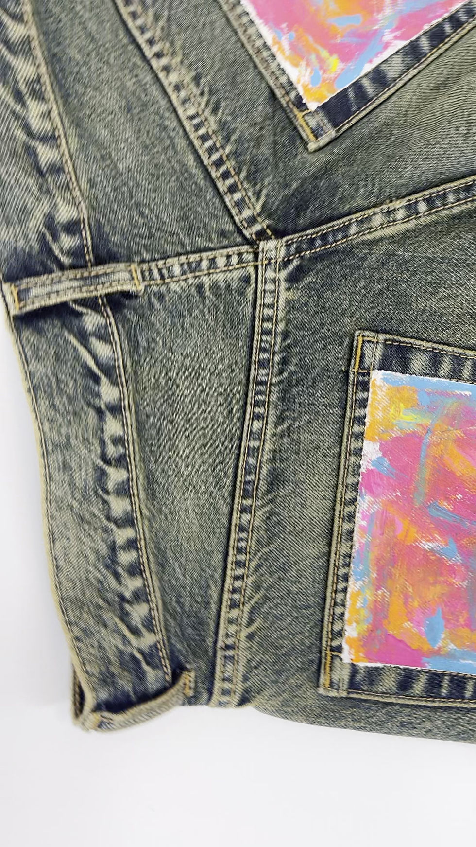 Miniature : Jeans Cerise bleue