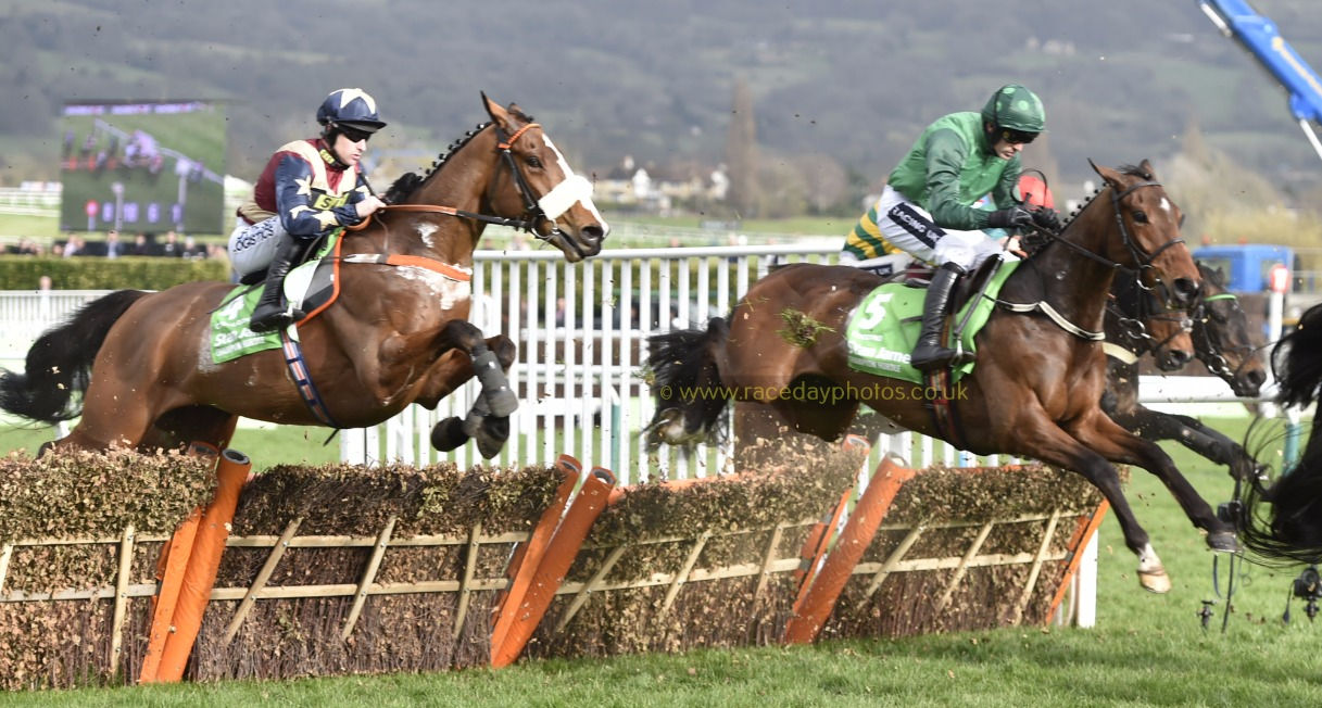 CYRUS DARIUS and FOOTPAD clear a hurdle