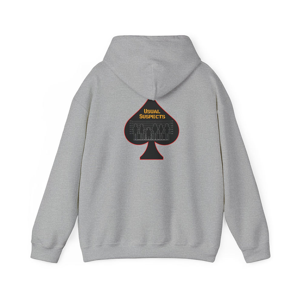 Thumbnail: North Carolina Spade Outline Hoodie with 'Lineup' Spade Graphic