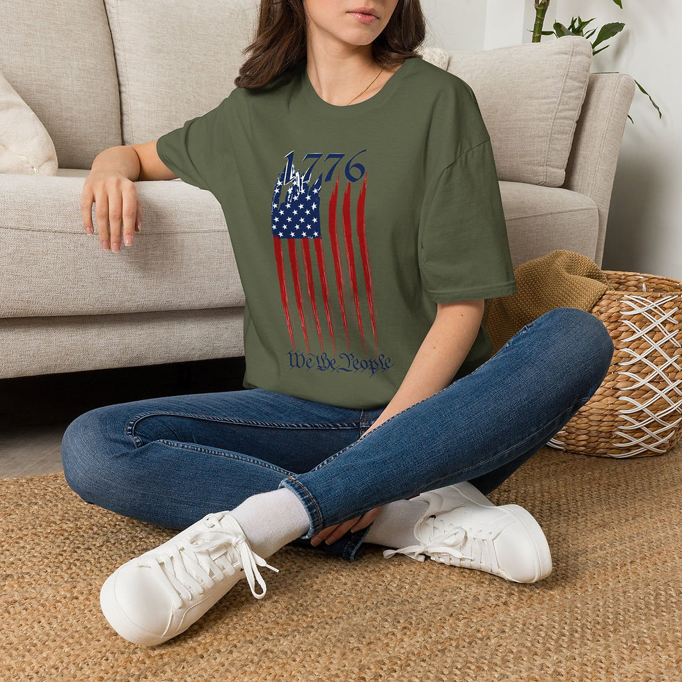 Thumbnail: 1776 American Flag T-Shirt – 'We the People' Patriotic Tee