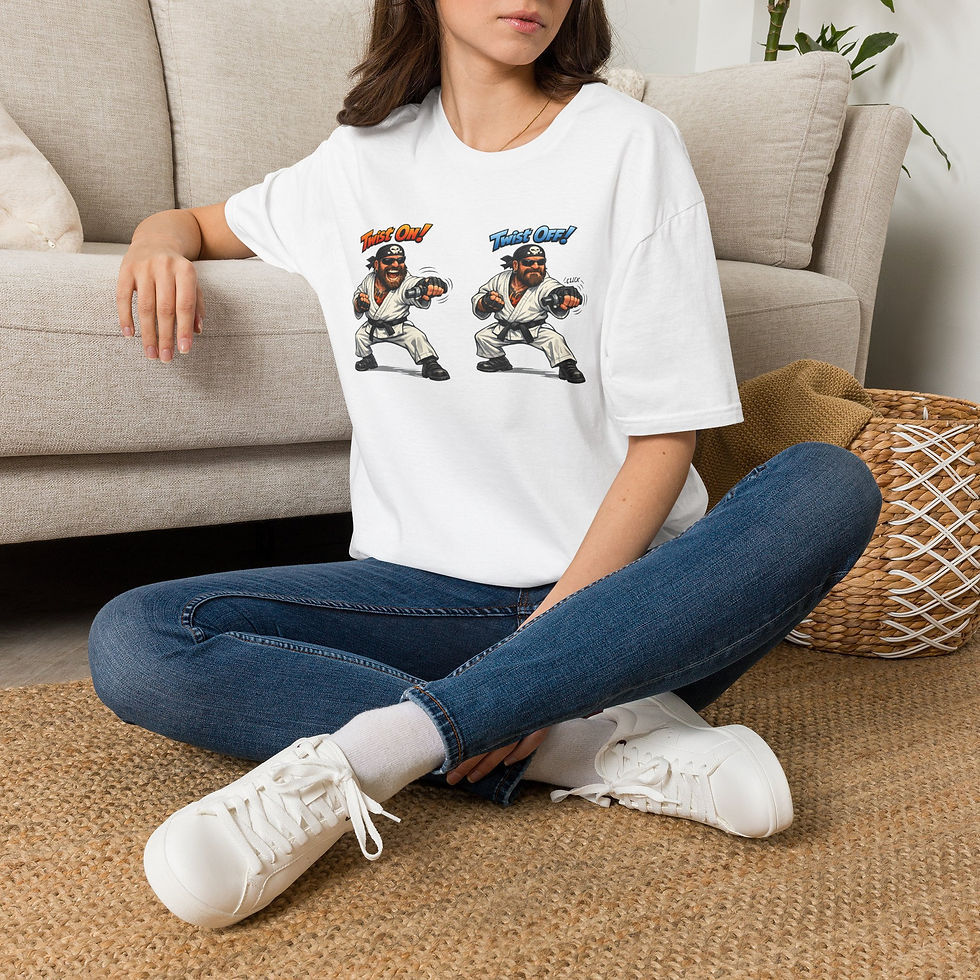 Thumbnail: Karate Twist On Twist Off T-Shirt — Funny Martial Arts Graphic Tee